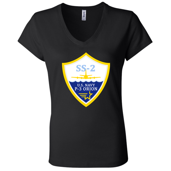 P-3 Orion 3 SS-2 Ladies Jersey V-Neck T-Shirt