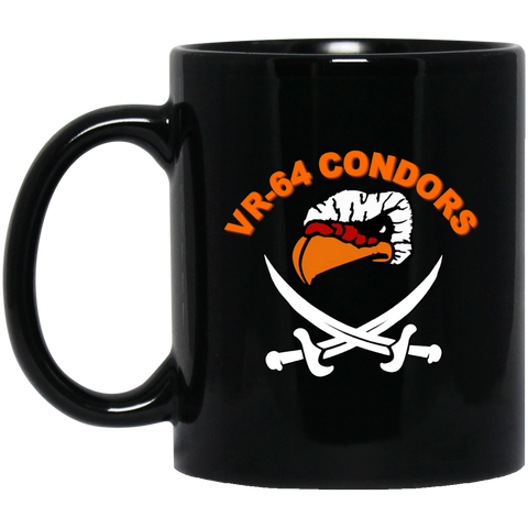 VR 64 3 Black Mug - 11oz