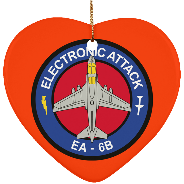 EA-6B 2 Ornament - Heart