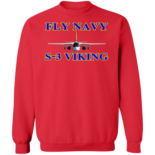 Fly Navy S-3 1 Crewneck Pullover Sweatshirt