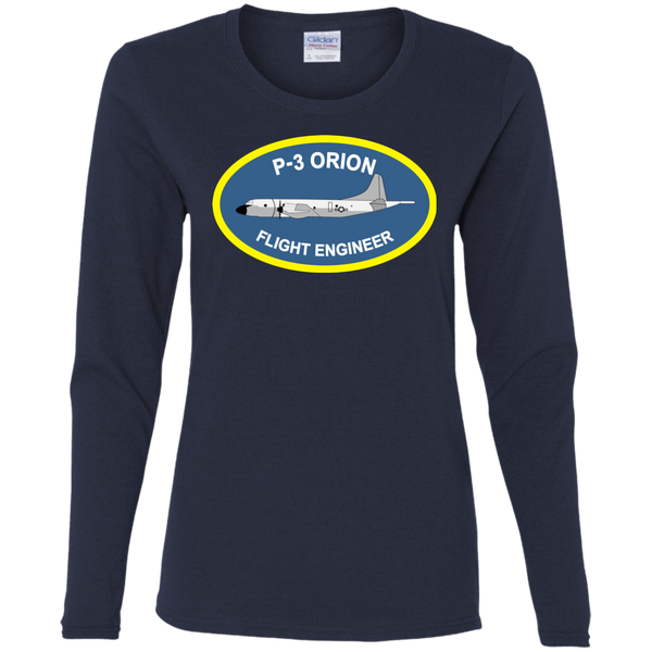 P-3 Orion 4 FE Ladies' Cotton LS T-Shirt