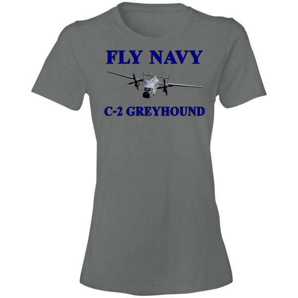 Fly Navy C-2 1 Ladies' Lightweight T-Shirt