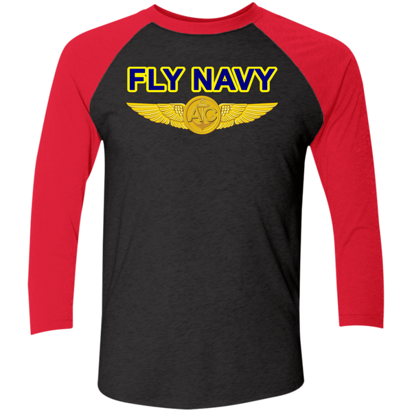 P-3C 2 Fly Aircrew Baseball Raglan T-Shirt