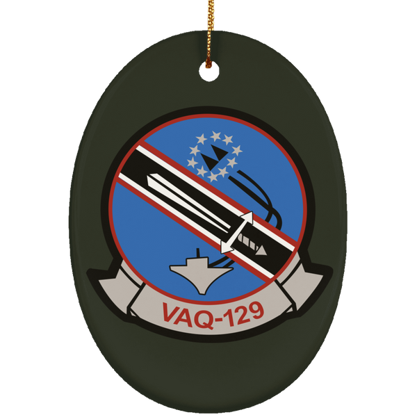 VAQ 129 3 Ornament - Oval