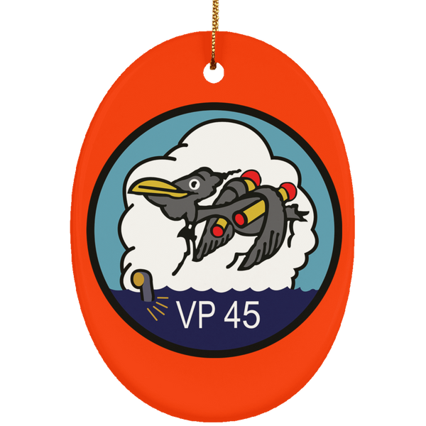 VP 45 1 Ornament Ceramic - Oval