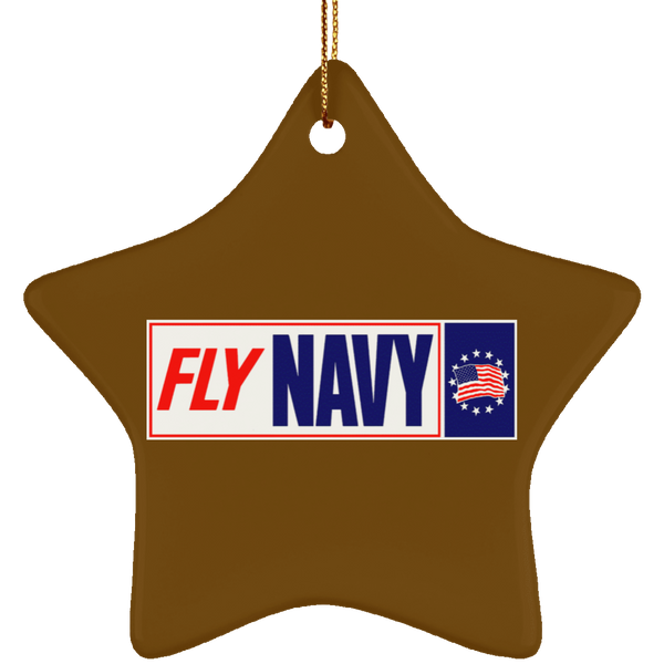 Fly Navy 1 Ornament - Star