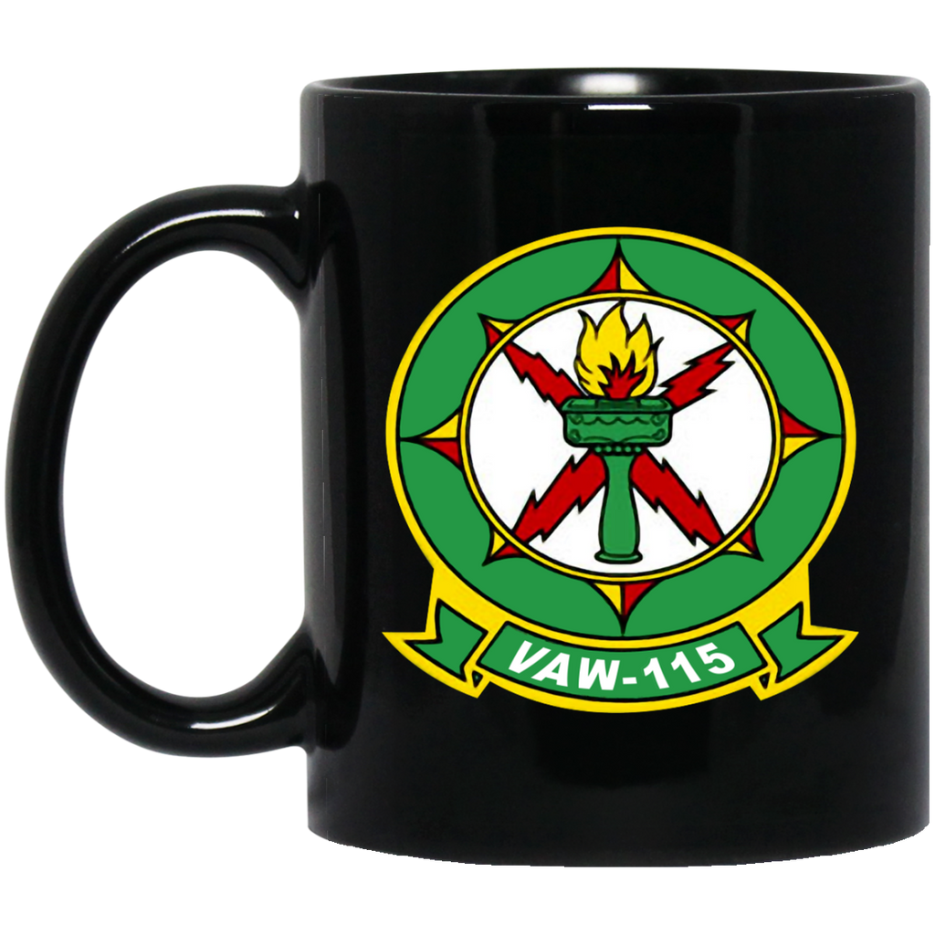 VAW 115 Black Mug - 11oz