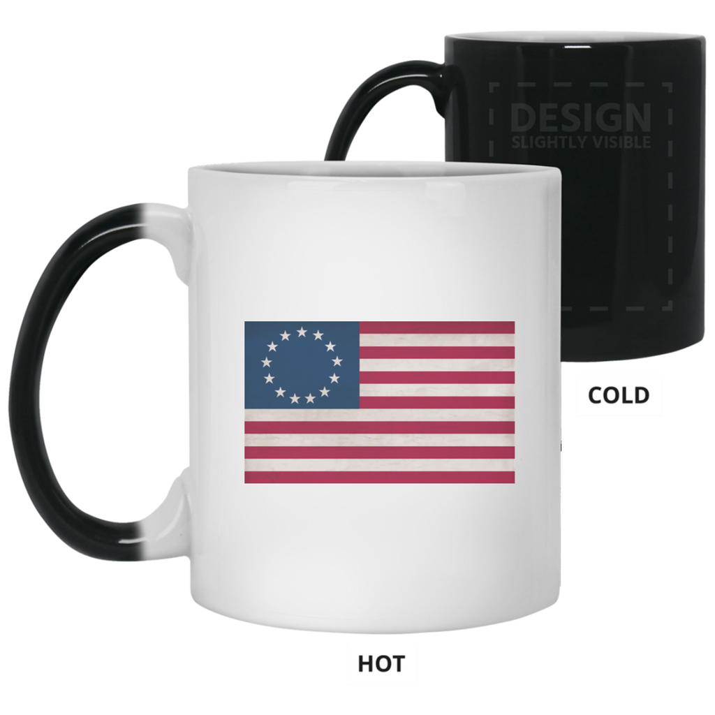 Betsy Ross Flag Color Changing Mug - 11oz