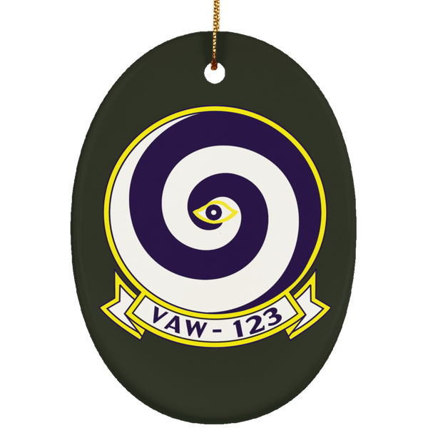 VAW 123 Ornament Ceramic - Oval