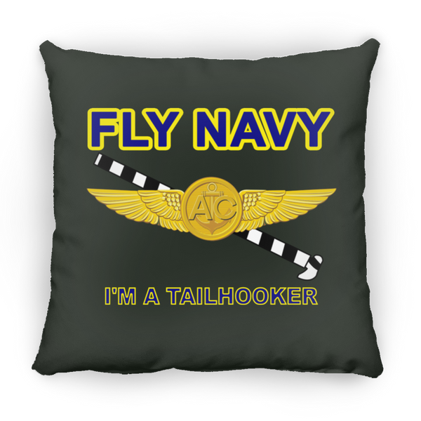 Fly Navy Tailhooker 2 Pillow - Square - 16x16