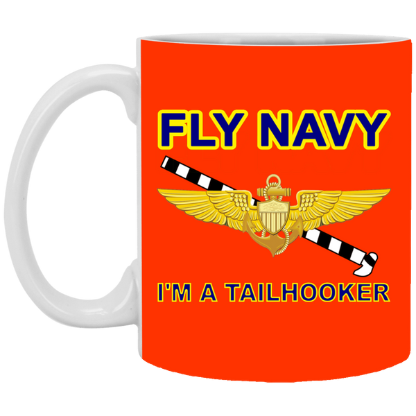 Fly Navy Tailhooker Mug - 11oz
