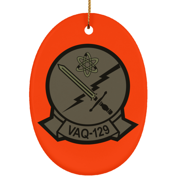 VAQ 129 4 Ornament - Oval