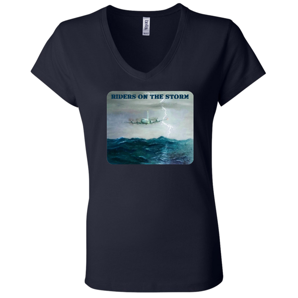 P-3 Orion Storm Riders 2 Ladies' Jersey V-Neck T-Shirt