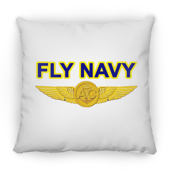 Fly Navy Aircrew Pillow - Square - 16x16