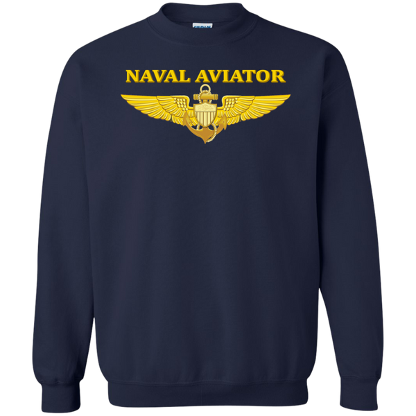 Aviator 2 Printed Crewneck Pullover Sweatshirt