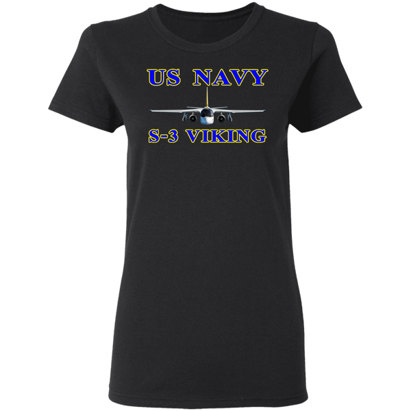 US Navy S-3 1 Ladies' Cotton T-Shirt