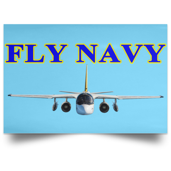 Fly Navy S-3 2 Poster – Landscape