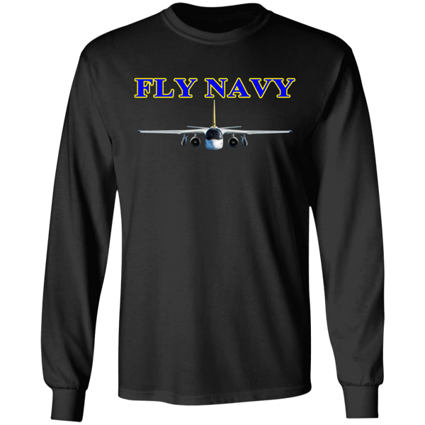 Fly Navy S-3 2 LS Ultra Cotton T-Shirt