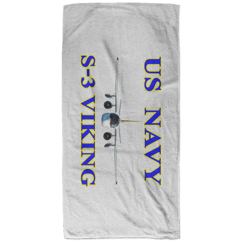 US Navy S-3 1 Bath Towel - 32x64