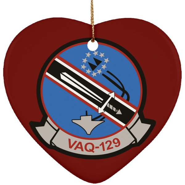 VAQ 129 3 Ornament - Heart