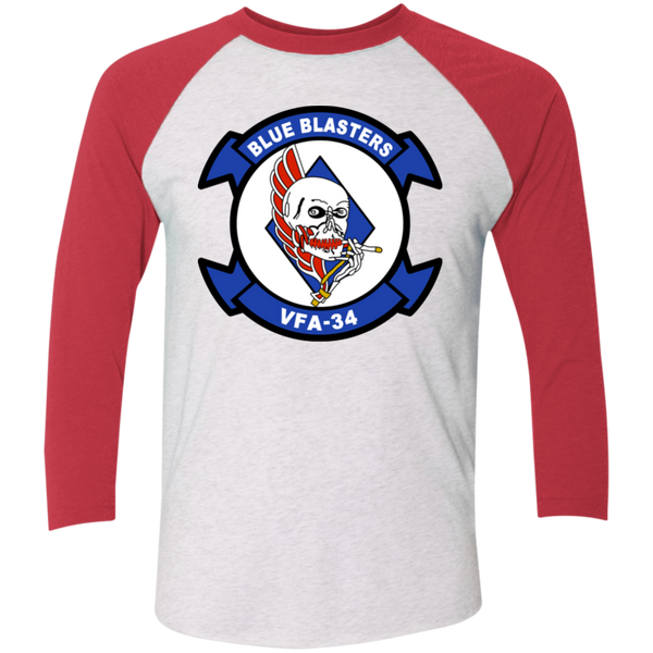 VFA 34 2 Baseball Raglan T-Shirt