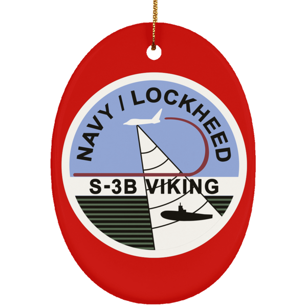 S-3 Viking 7 Ornament - Oval