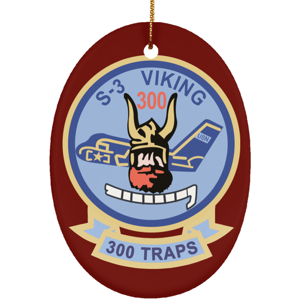 S-3 Viking 5 Ornament - Oval