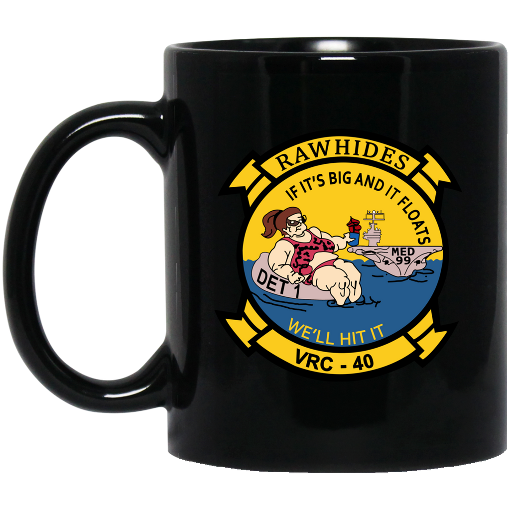 VRC 40 Det 1 2 Black Mug - 11oz