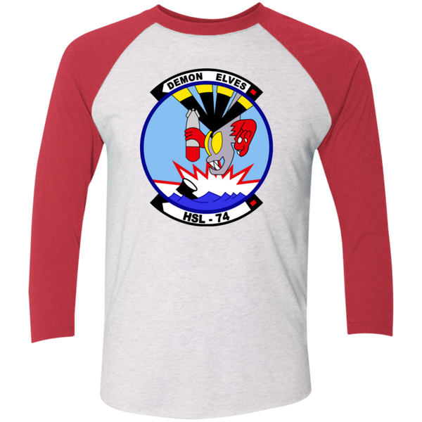 HSL 74 1 Baseball Raglan T-Shirt