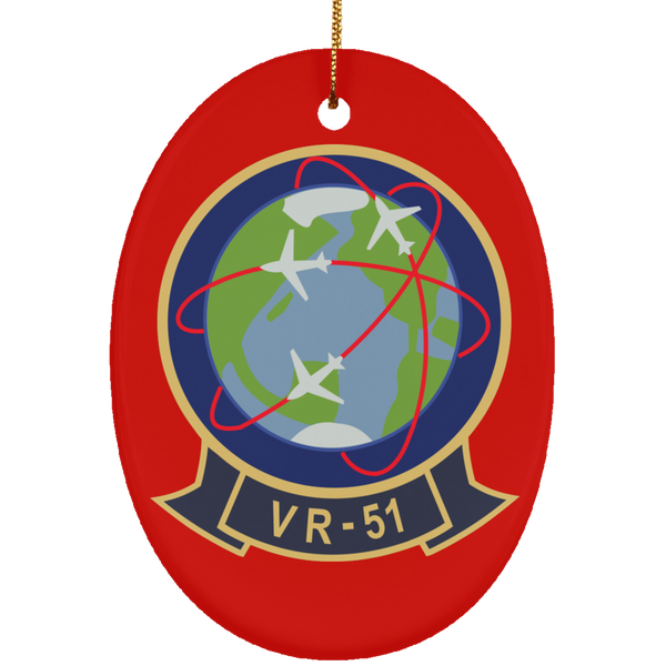 VR 51 1 Ornament Ceramic - Oval