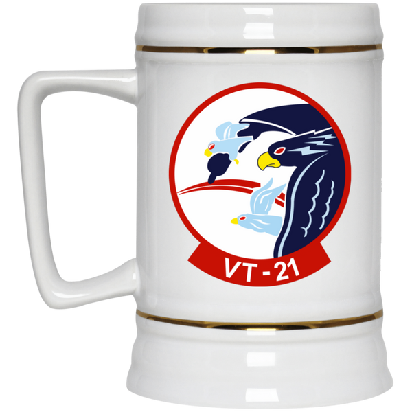 VT 21 2 Beer Stein - 22oz