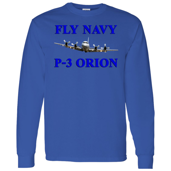 Fly Navy P-3 1 LS Ultra Cotton T-Shirt