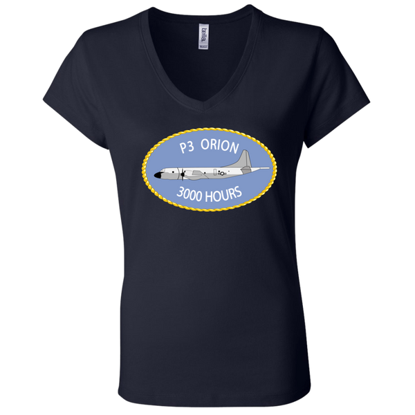 P-3 Orion 9 3000 Ladies Jersey V-Neck T-Shirt