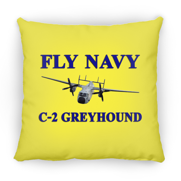 Fly Navy C-2 1 Pillow - Square - 14x14