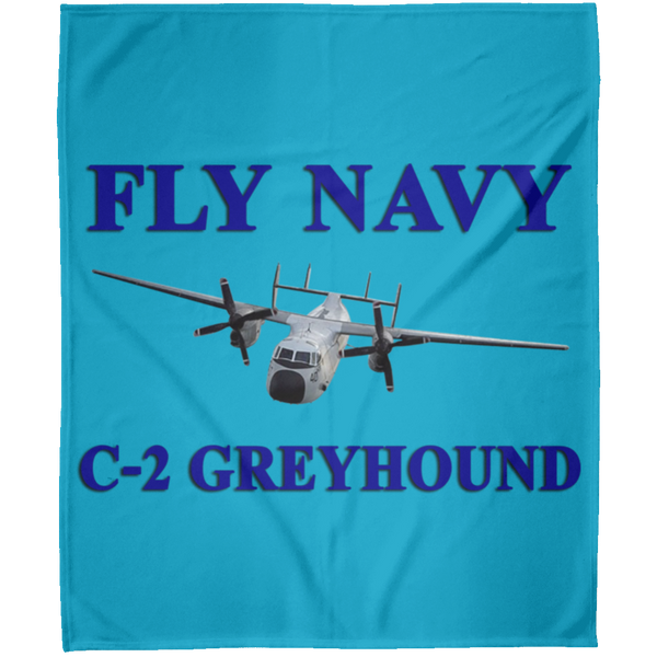 Fly Navy C-2 1 Blanket - Arctic Fleece Blanket 50x60