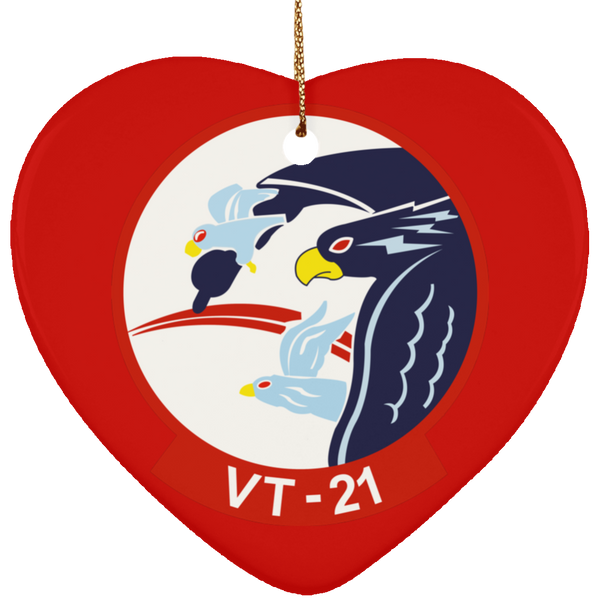 VT 21 2 Ornament Ceramic - Heart