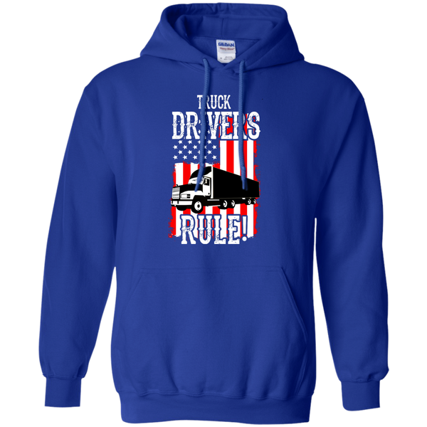 Truck Drivers Rule Pullover Hoodie