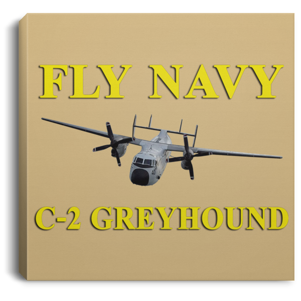 Fly Navy C-2 3 Canvas - Square .75in Frame