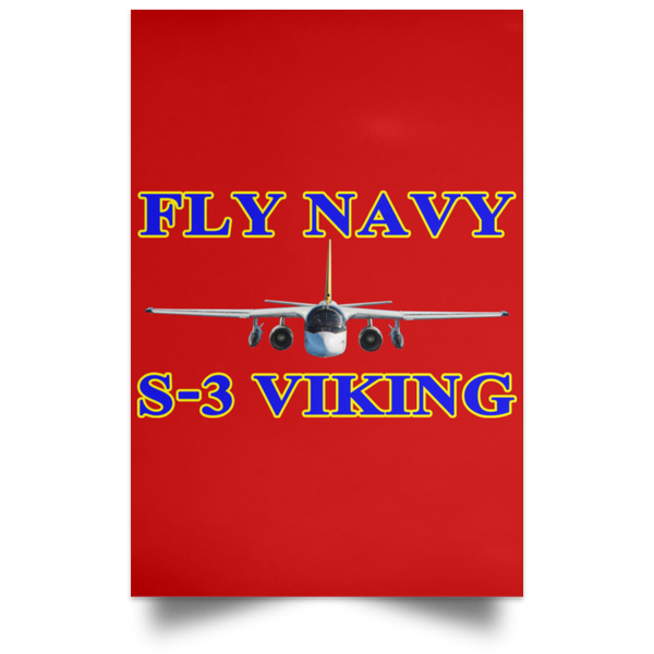 Fly Navy S-3 1 Poster - Portrait