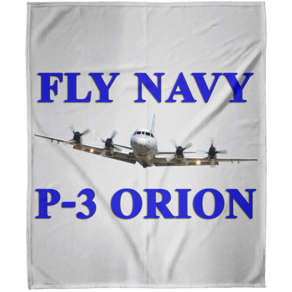 Fly Navy P-3 1 Blanket - Arctic Fleece Blanket 50x60