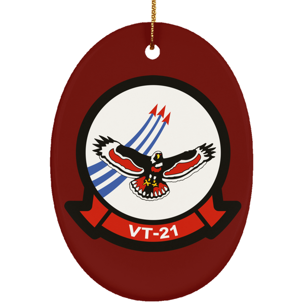 VT 21 5 Ornament Ceramic - Oval