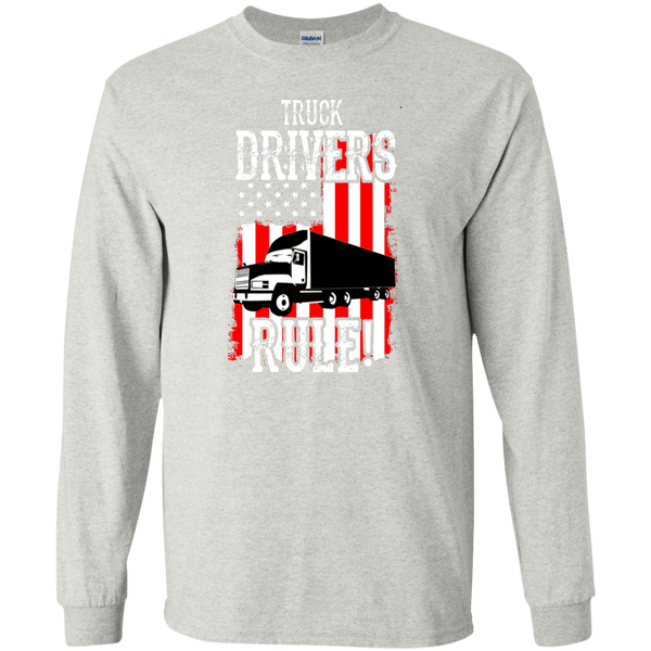 Truck Drivers Rule LS Ultra Cotton Tshirt