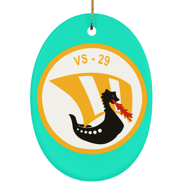 VS 29 2 Ornament Ceramic - Oval