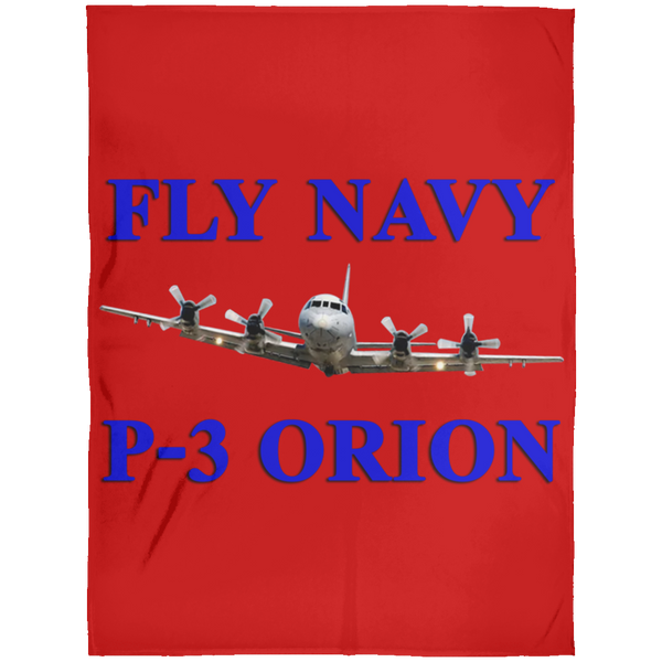 Fly Navy P-3 1 Blanket - Arctic Fleece Blanket 60x80