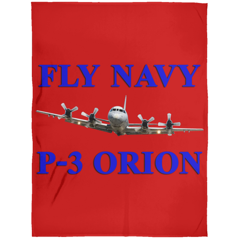 Fly Navy P-3 1 Blanket - Arctic Fleece Blanket 60x80