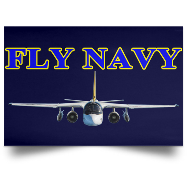 Fly Navy S-3 2 Poster – Landscape