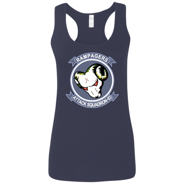 VA 83 2 Ladies' Softstyle Racerback Tank