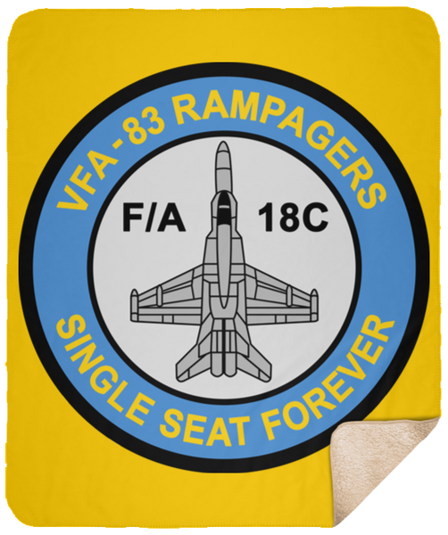 VFA 83 3 VPM Cozy Plush Fleece Blanket -  Blanket - Sherpa 50x60