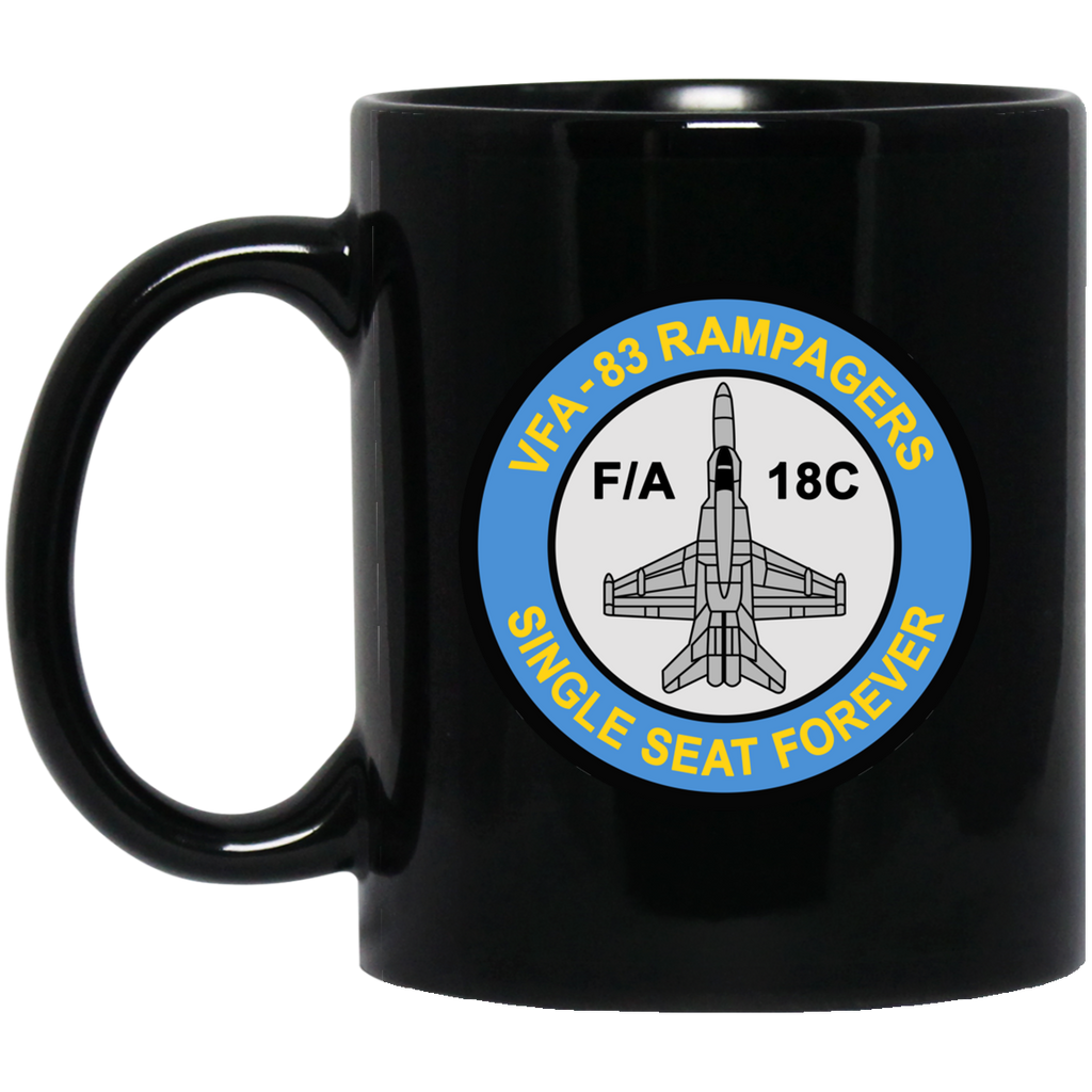 VFA 83 3 Black Mug - 11oz