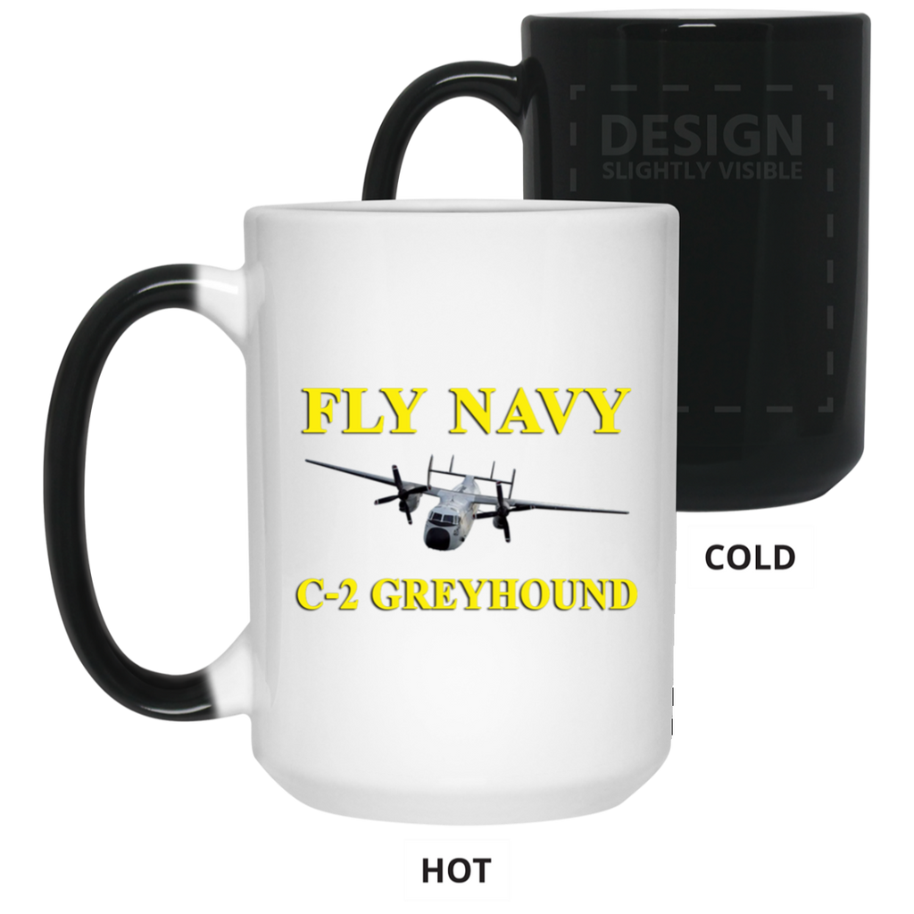 Fly Navy C-2 3 Color Changing Mug - 15oz